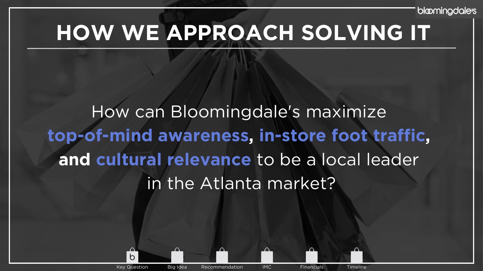 Bloomingdale's project slide 4