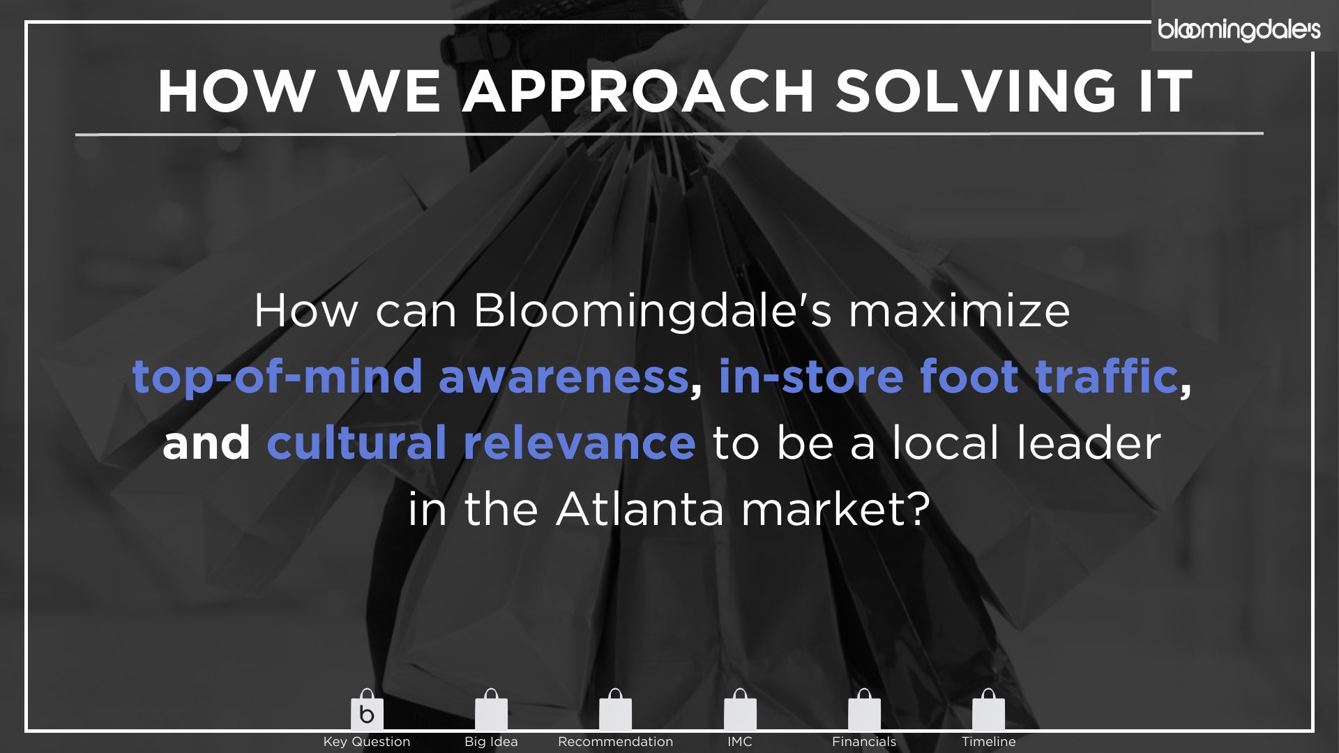 Bloomingdale's project slide 3